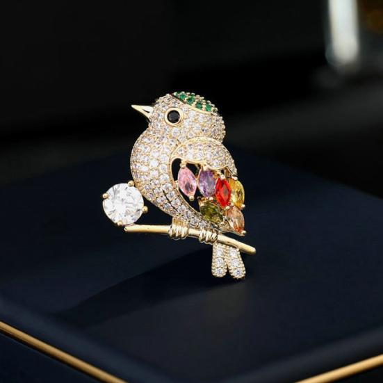 Брошь в виде цветка сливы, украшение в виде птицы, украшение для торжественного костюма, воротника, шляпы, шарфа, прищепки для выпускного бала, украшения для одежды