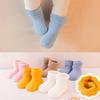 Thick Warm Soft Plush Socks For Girls Boys Infantis Socks 0-12Month