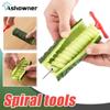 Спиральный нож для овощей, картофеля, моркови, огурцов, салата, измельчитель, винтовой слайсер, резак, спиральный кухонный инструмент, аксессуары