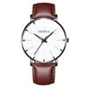 Stylish Men's Quartz Watch with Mesh Band Fashionable  Business Dress Watch