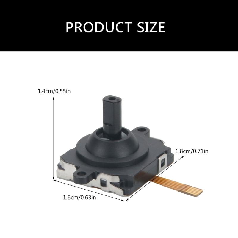 1PC Joystick Replacement for 3 Controller, Joystick Analog Thumb Stick Repair Kit for 3 Accessories