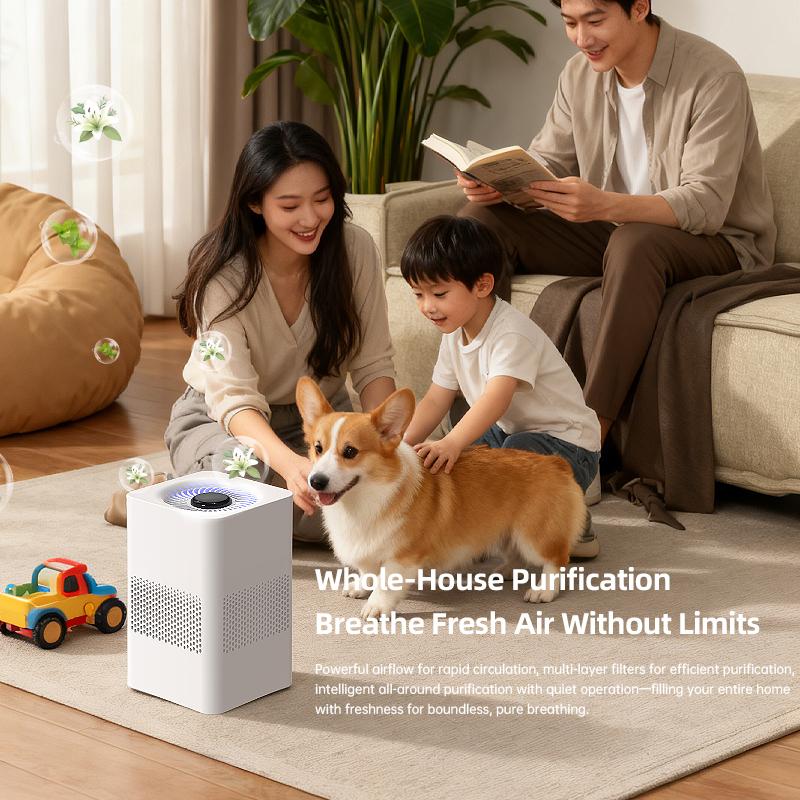 Xiaomi Mini Portable Type-C Air Purifier HEPA Filter Negative Ion Air Cleaner Remove Smoke Odor Formaldehyde Home Car Office