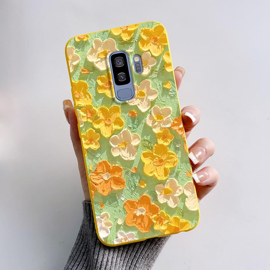 Силиконовая задняя крышка для Coque Samsung Galaxy S9 Plus Милый кролик панда Защитный мягкий чехол для телефона SamsungS9 S9Plus Funda Capas