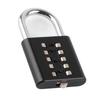 Security Padlock 10 Digits Push Button Combination Outdoor Waterproof Padlock for Gym Cabinet Gate