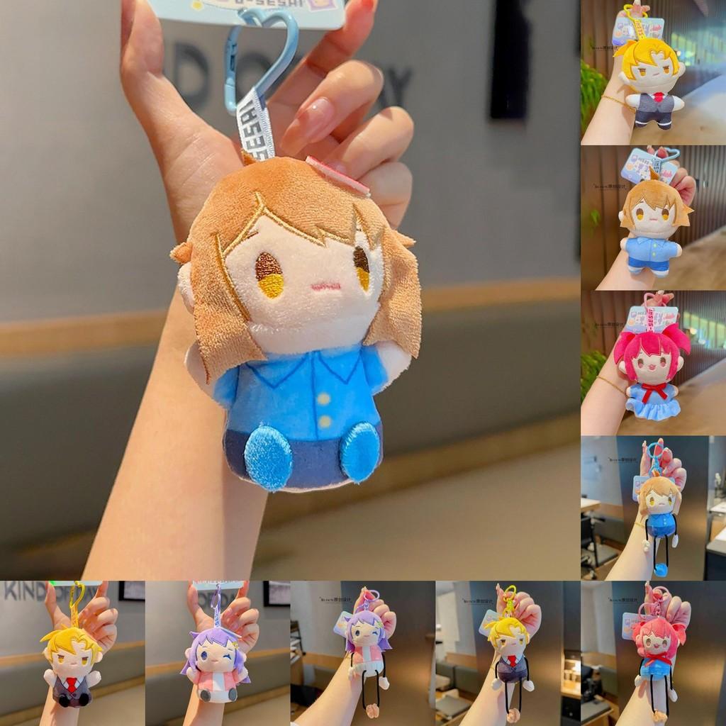 Плюшевый брелок с мультяшными персонажами, подвеска-мягкая кукла, украшение для рюкзака, подарок
