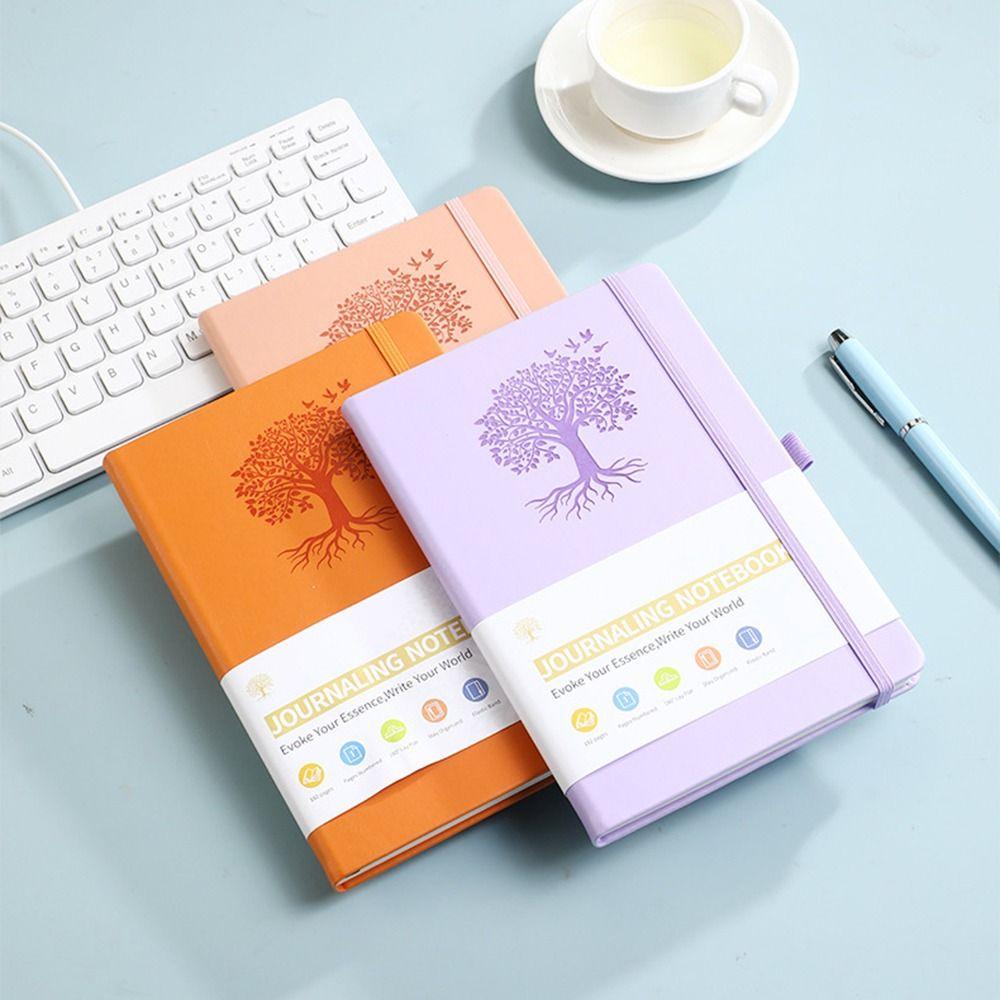 Простая офисная книга с эластичным ремешком, деловой блокнот формата А5, карманный блокнот, школьные принадлежности