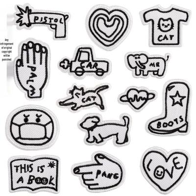 Корея Герб Вышивка Нашивка Одежда и Аксессуары для Скрапбукинга