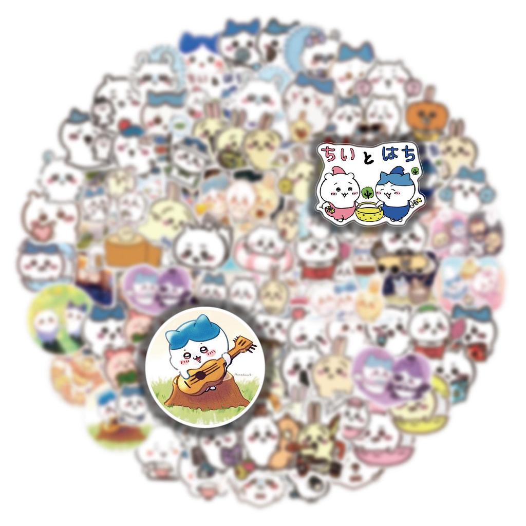 Набор стикеров Чиикава: 100 Милых, Модных Водонепроницаемых Наклеек для Блокнота, Бутылки для Воды, Багажа и Телефона