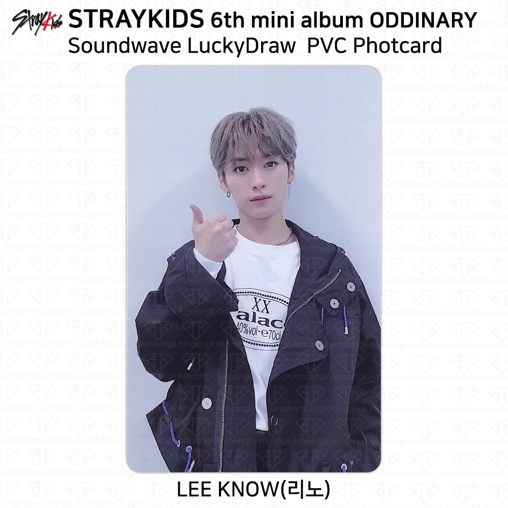Stray Kids Шестой мини-альбом Oddinary SoundWave Lucky Draw Фотокарточка Polaroid KPOP