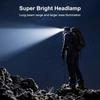 Waterproof Motion Sensor Headlamp Ultra Light Rechargeable Headlamp LED Headlight  Cycling