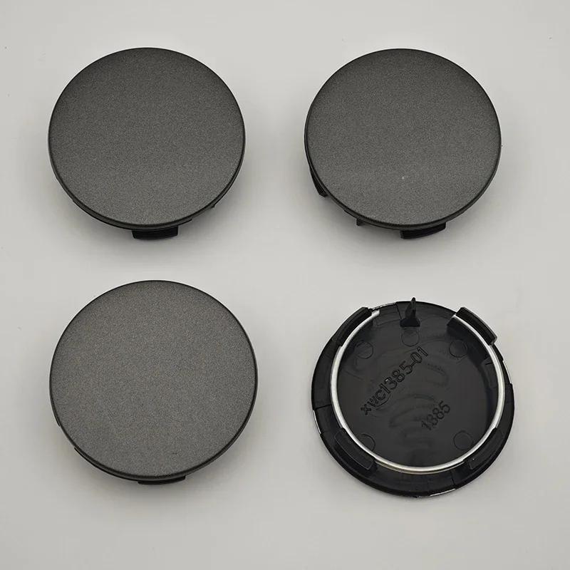 Автомобильная наклейка 2025 Новая Tesla 4 шт. ABS 56 мм Накладки на значки Tesla Model 3 Model Y Колпачки ступиц Центральные колпачки колес для Tesla Model Y X S 202