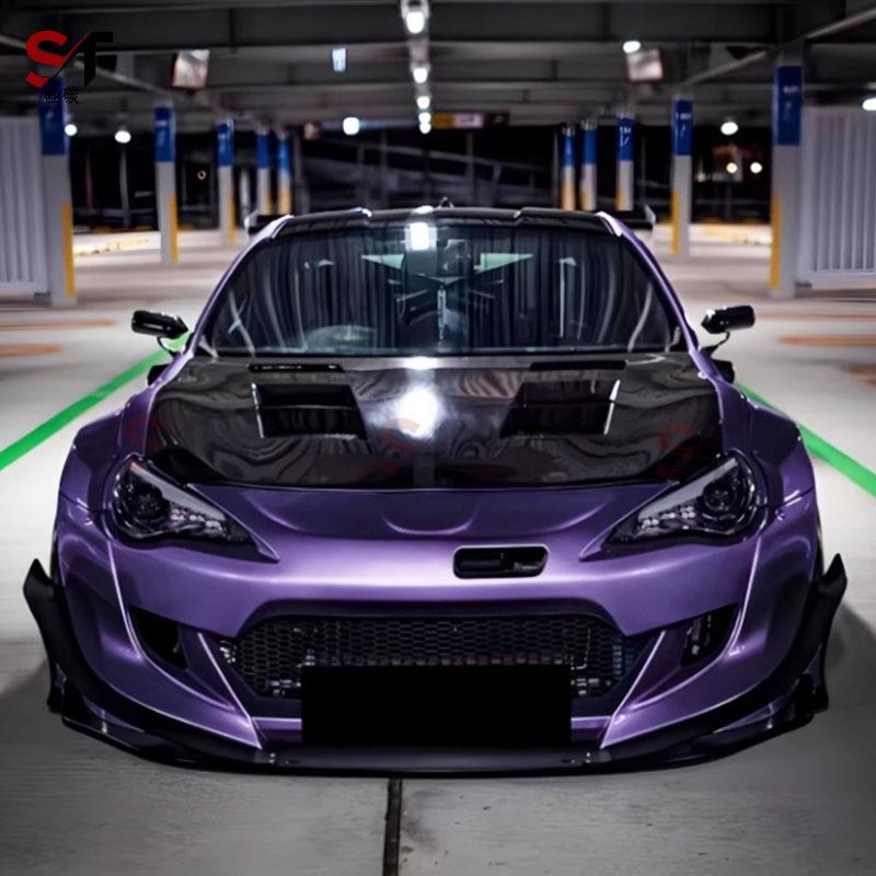 Toyota GT86/Subaru BRZ Rocket Bunny 3.5 Gen Widebody Kit: Front Bumper, Fender Flares, Rear Spoiler, Wind Deflectors