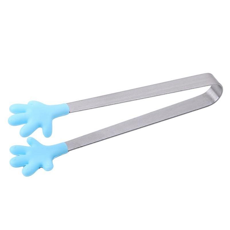 Mini Silicone Food Clip Non-slip Stainless Steel Clip ARI