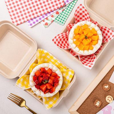 100 шт. жиронепроницаемая бумага для сэндвичей, упаковочная бумага, 7 цветов, листы вощеной бумаги для барбекю, пикника, фестиваля, вечеринки, фаст-фуда