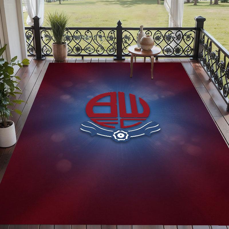 Soft Floor Carpet Bolton Wanderers FC Pattern Area Rug Decorative Mat For Home Room Decoration