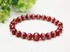 Wagokoro Nenjudo Heart Sutra Engraved Red Agate 8mm Prayer Beads Bracelet [Includes Rubber Replacement Service Voucher]