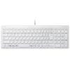 ELECOM Wired Pantograph Compact Keyboard, White, TK-FCP097WH