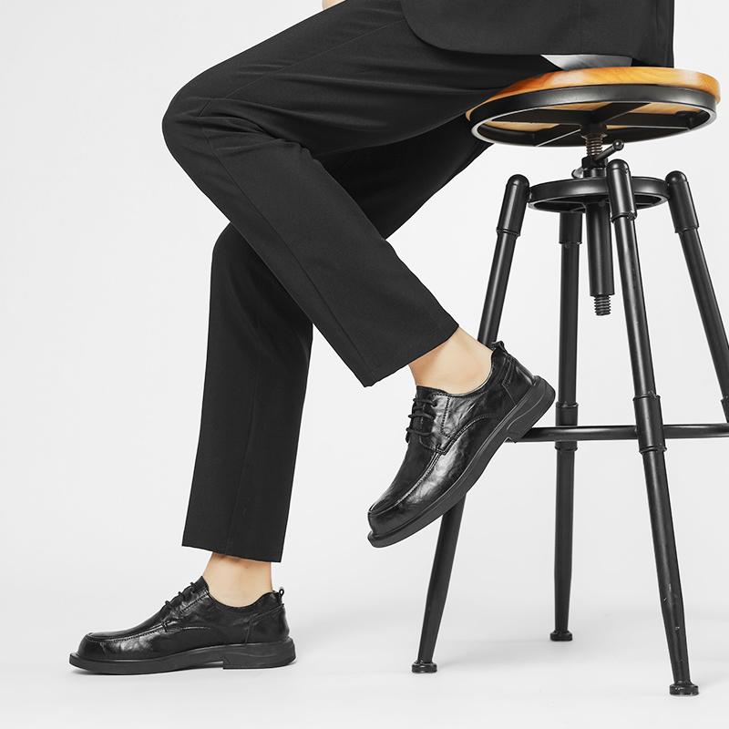 Business Casual Leather Men Shoes Genuine Leather Oxford Shoes For Men Flats Shoes