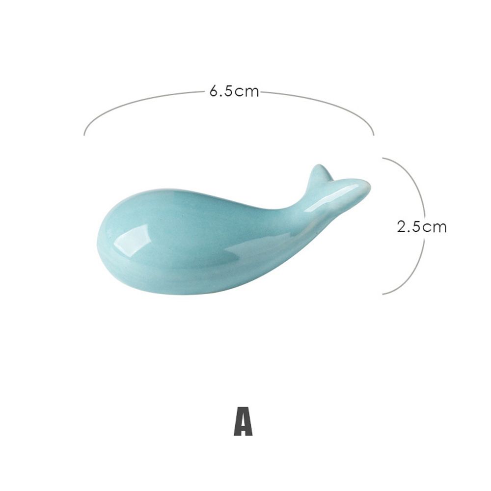 Кит Форма Кухня Керамика Домашнее Украшение Посуда Подставка для Палочек для Еды Подставка для Ложек Подставка для Палочек для Еды