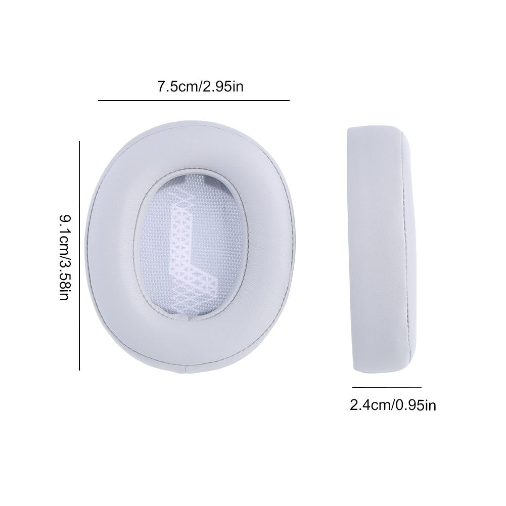 Амбушюры шумоизоляционные мягкие амбушюры для наушников JBL LIVE500BT (серый)