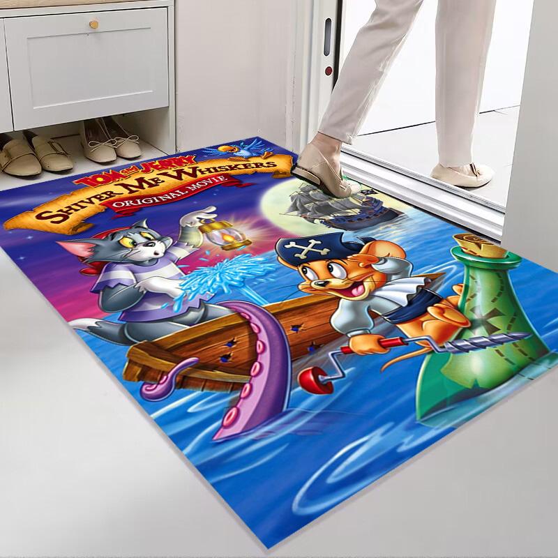 Tom Jerry: Adventure carpet printing Suitable for all seasons Protective pad Art Office chair cushion