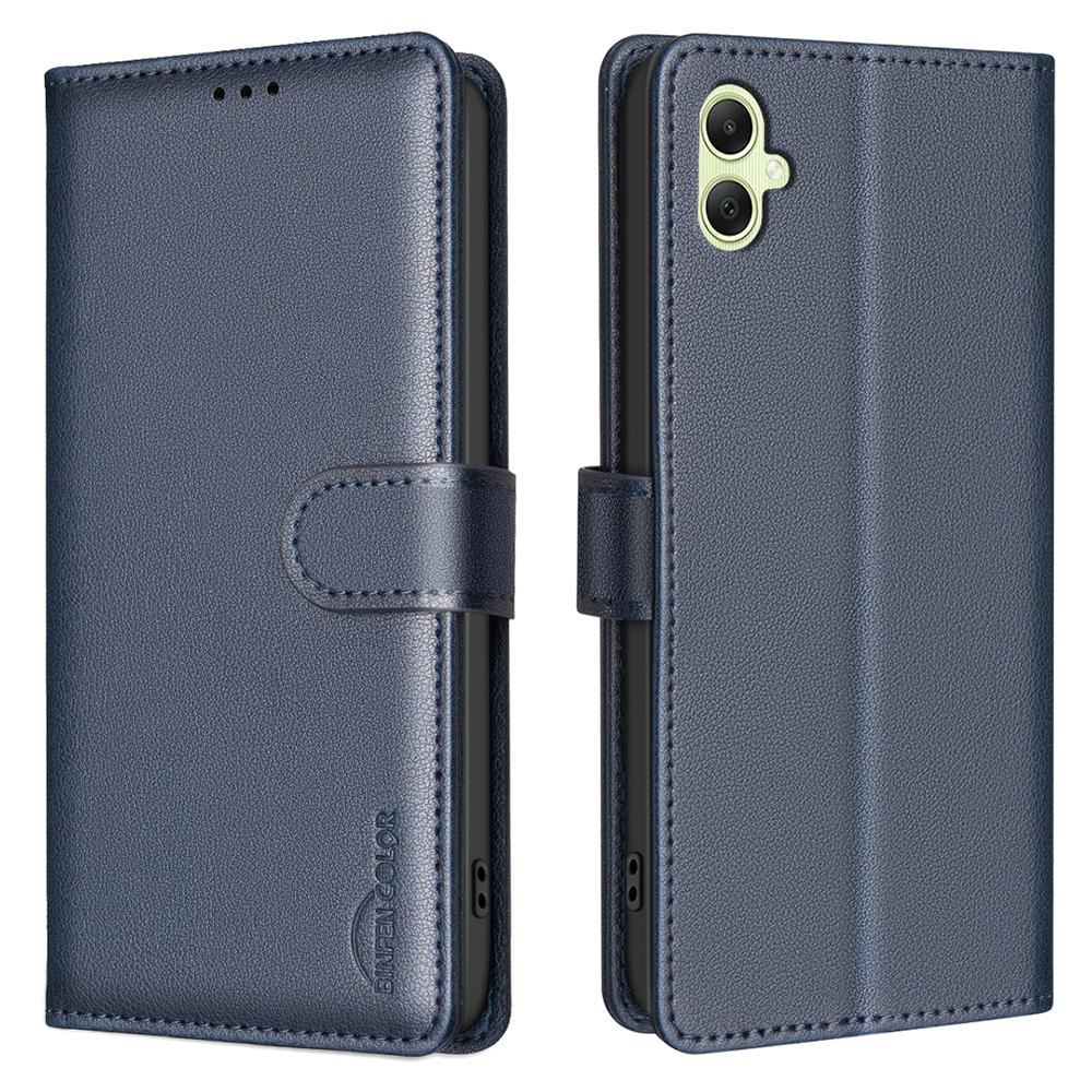 BINFEN COLOR BF32 For Samsung Galaxy F06 5G/M06 5G Leather Case Wallet RFID Blocking Phone Cover