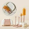 8 in 1 Bottle Cleaning Brush Set Bear Pacifier Straw Scrubber  Baby Nipple Bottle