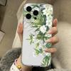 Цветочный чехол для iPhone 17 16 15 14 13 12 11 Pro Max Plus Air Mini 16E ProMax Прозрачный чехол