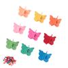 100pcs Mini Butterfly Hair Claw Clips Matte Adorable Hair Accessories Small Hair Clips for Women Gir