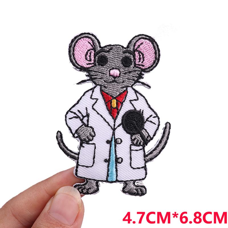 НОВЫЙ Нашивка Лягушка Кошка Милое Животное Вышитые Нашивки Для Одежды Мультяшная Нашивка Термонаклейки Для Одежды Куртки Шляпы Пришивание Сделай Сам