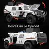 1:32 DongFeng MengShi Honda Accord Police Car Model Toy Metal Diecast Pull Back Doors Opend Vehicles Models Boys Holiday Gifts ED4