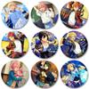 32/44/58mm Idol Fantasy Festival Anime  Ensemble Stars Round Brooch Clothing Lapel Pin Souvenir Soft Button  Decorative Hat