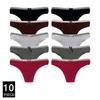 Panties for Woman Cotton Sexy Underwear Ladies Bikini Girls Briefs Soft Knickers Low Waist Intimates Lingerie 10Pcs/set