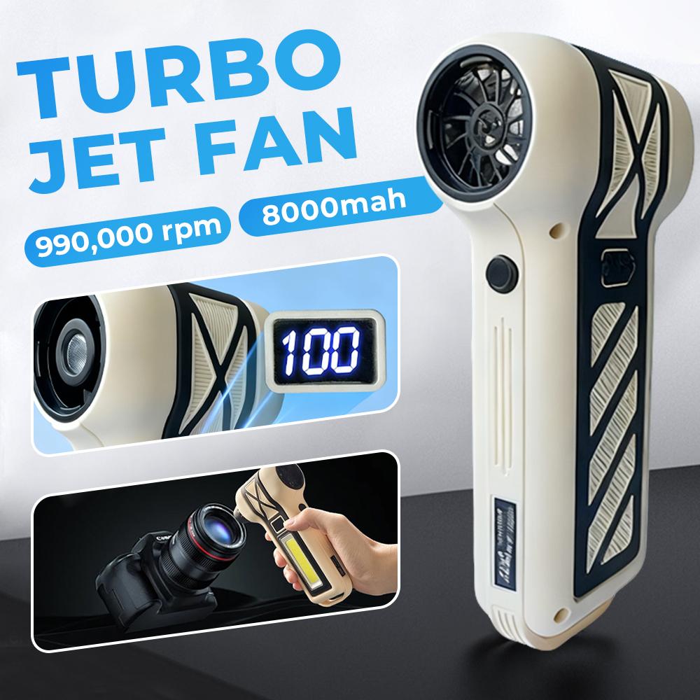 Turbo jet fan 990000 RPM turbofan, brushless motor, powerful.