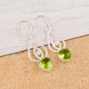 Peridot Gemstone 925 Sterling Silver Jewelry Handmade Drop/Dangle Earrings 2.00" EE-32-1
