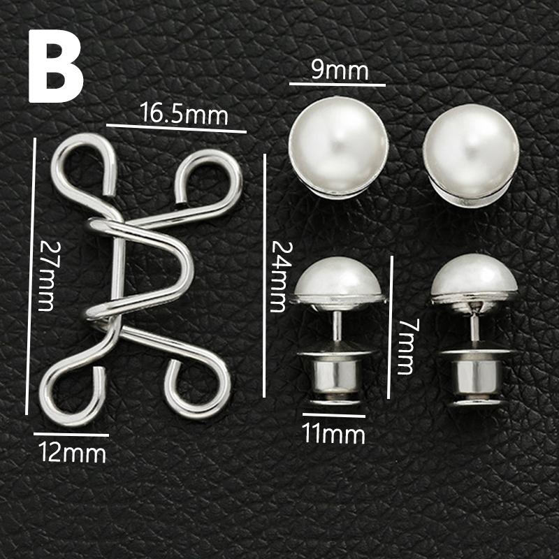Tighten Waist Artifact Nail-free Adjustable Snap Waist Buckle Detachable Brooch Fixed Button