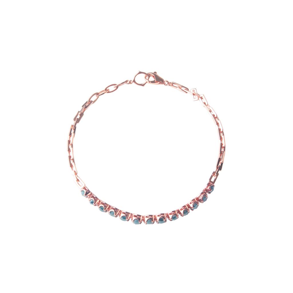 Mezmic Magic 14K, Blue Diamond 13 Tennis Bracelet