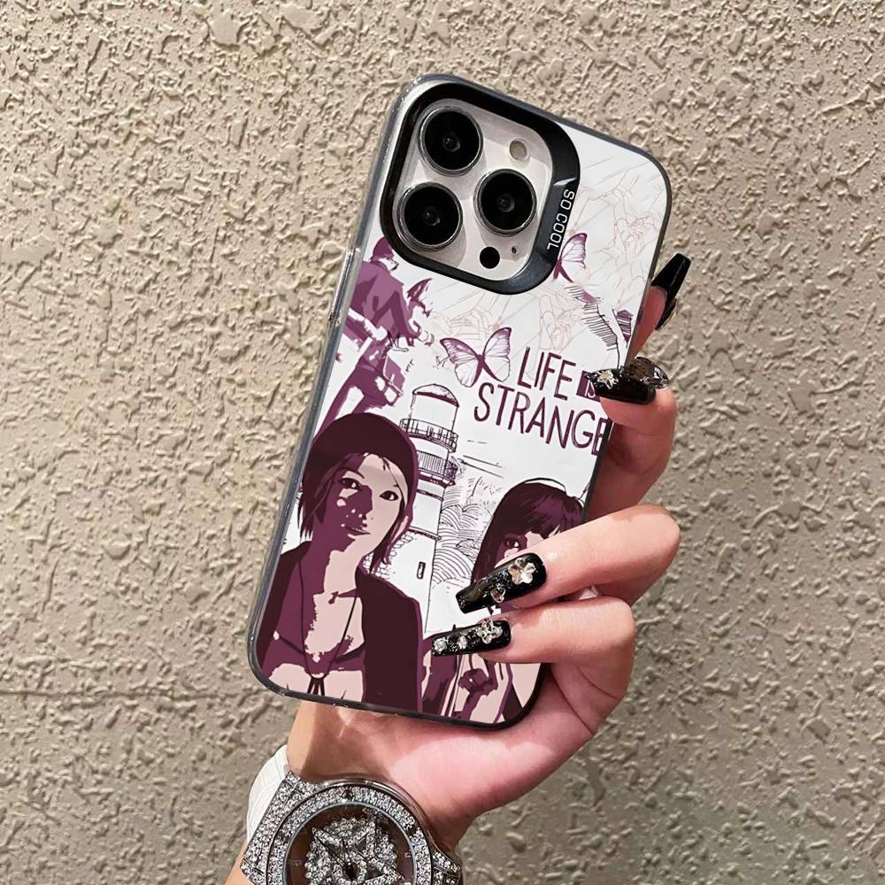Игровой Аниме Life Is S-Strange Милый Чехол Для Телефона Для IPhone 17 16 15 14 13 12 11 Pro Max Plus Цвет Серебристый Чехол