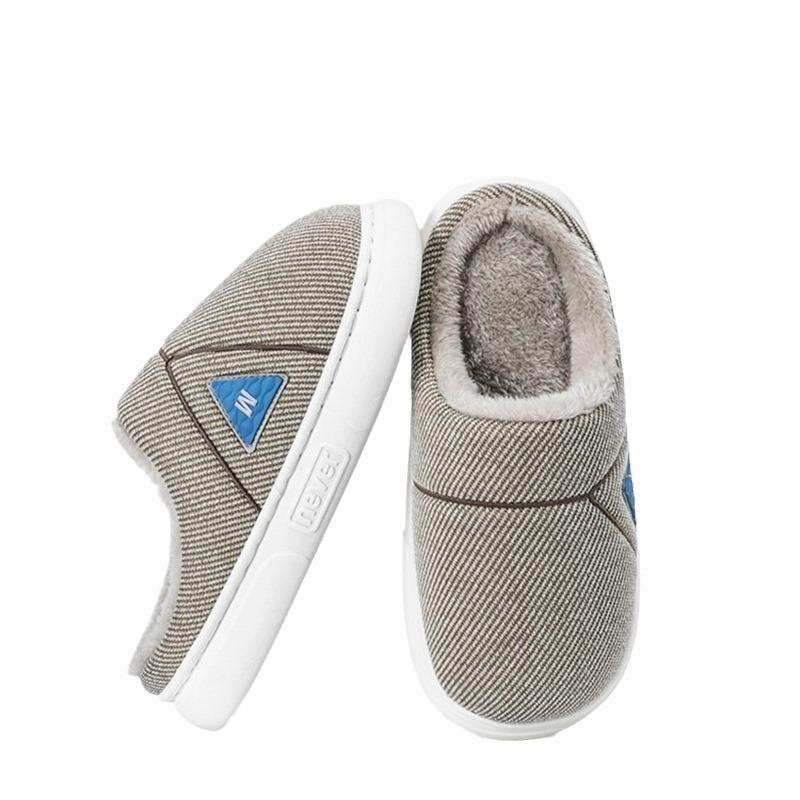 Зимние хлопковые тапочки для женщин, модные дышащие хлопковые тапочки, зимние домашние тапочки для родителей и детей, теплые бесшумные тапочки из хлопка