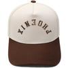PHOENIX truck driver hat inverted embroidery retro striped color matching baseball cap European and American men's and women's casual