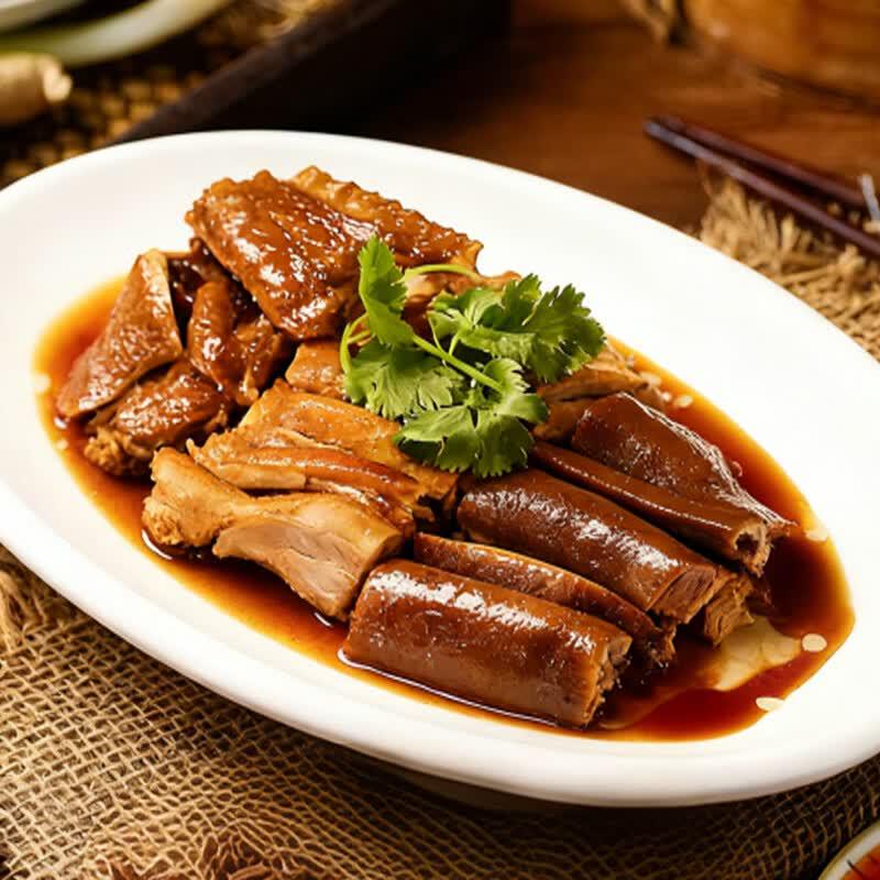 Wuzhi Braised Chaoshan Lion Head Goose Platter, 530g