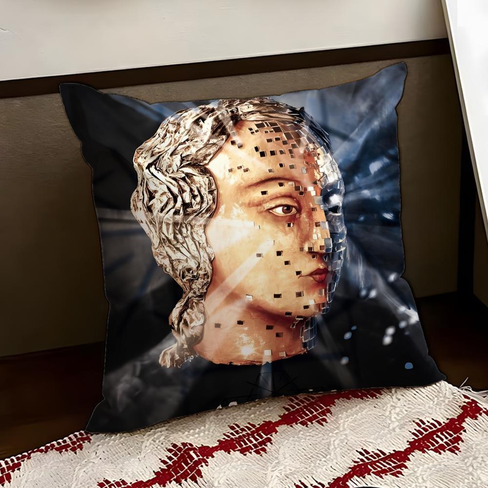 Arcade FFire Band Cushion Cover Reversible Soft Durable Pillow Cover Home Car MultiScene Use for Daily Comfort