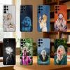 Чехол для телефона Singer A-Aurora A-Aksnes для Samsung S25,S24,S21,S22,S23,S30,Ultra,S20,Plus,Fe,Lite Черный корпус