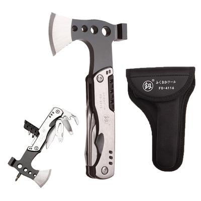 Походный мультитул Топорики Мультипассатижи Снаряжение для выживания для охоты на открытом воздухе Пешего туризма Инструмент для побега С молотком Ножом