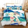 Anime BOFURI I Don’t Want To Get Hurt, So I’ll Max Out My Defense Bedding Set Single Twin Full Queen King Size Bed Set Adult Kid