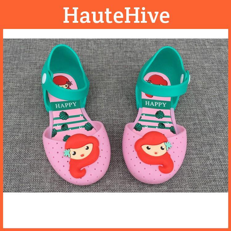 Новые Мини Мелисса Русалка Желейные Туфли Сандалии для Девочек Малышей Принцессы в Американском Размере 813