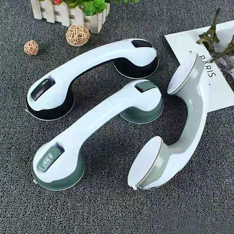Handle Anti Slip Support Toilet Bathroom Safe Grab Bar Vacuum Sucker Handrail