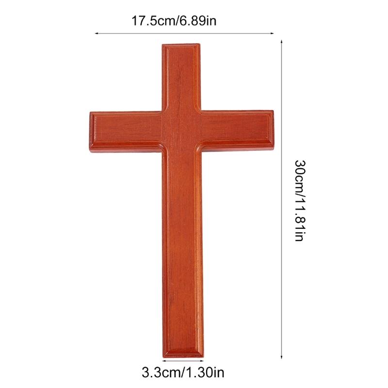Elegant Wood Cross Pendants Wooden Cross Pendants Perfect for Christian Praying Pendants DIY