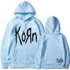 Толстовка с надписью Korn Rock Band Letter для мужчин и женщин в стиле хип-хоп в стиле Харадзюку, толстовка для отдыха и улицы, осенне-зимняя унисекс-толстовка