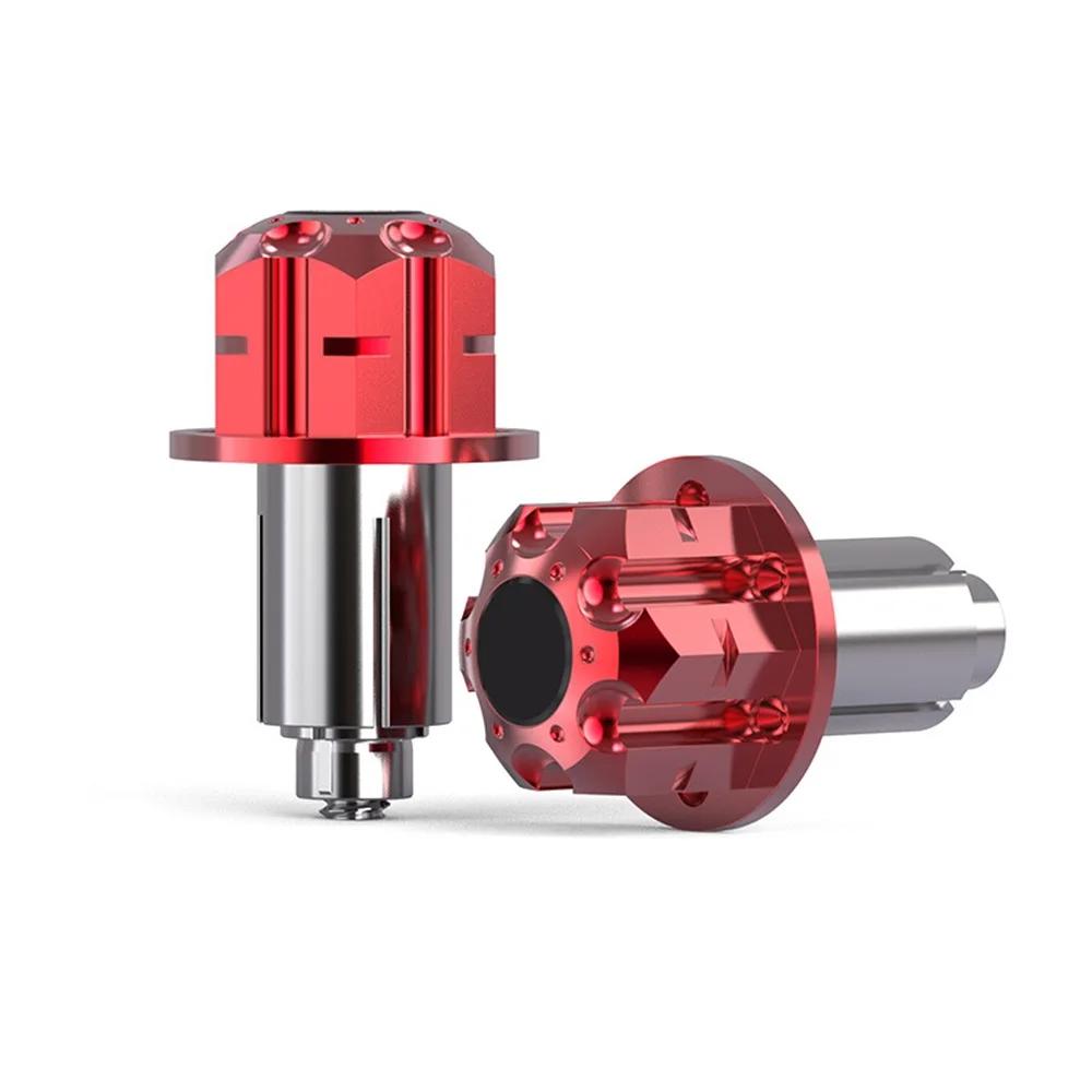 2 шт., алюминиевые ручки руля мотоцикла с ЧПУ, заглушки для руля, слайдеры для 16-18 мм, аксессуары для мотоцикла, универсальные